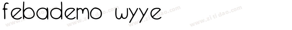 FebaDemo-WyyE9字体转换