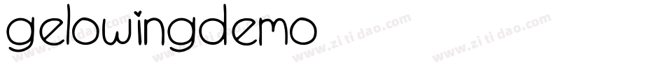 GelowingDemo字体转换