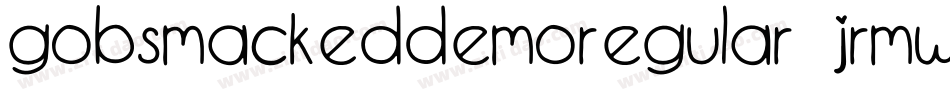 GobsmackedDemoRegular-JRmwE字体转换