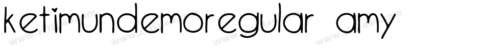 KetimunDemoRegular-AMy6字体转换