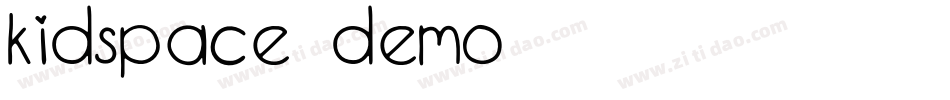 Kidspace-DEMO字体转换
