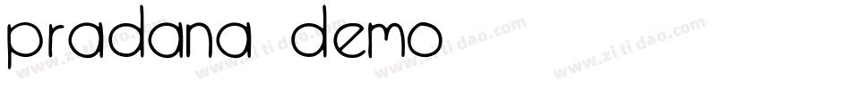 Pradana-Demo字体转换