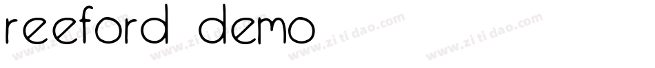 Reeford-DEMO字体转换