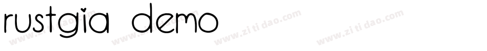 Rustgia-Demo字体转换