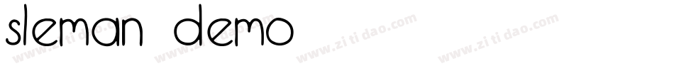 SLEMAN-DEMO字体转换