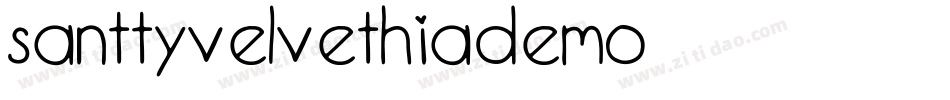 SanttyVelvethiaDemo字体转换