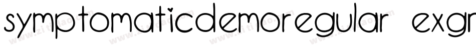 SymptomaticDemoRegular-eXgn字体转换