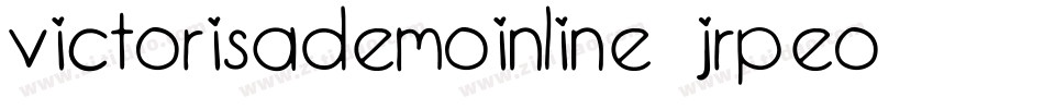 VictorisaDemoInline-JRpeo字体转换