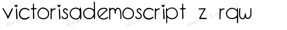 VictorisaDemoScript-z8rqw字体转换 VictorisaDemoScript-z8rqw字体转换
