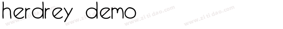herdrey-demo字体转换