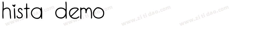 hista-demo字体转换