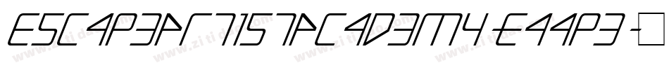 EscapeArtistAcademy-Ea4Pe字体转换