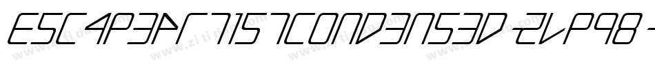 EscapeArtistCondensed-ZVpq8字体转换