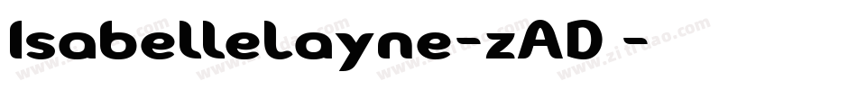 IsabelleLayne-zAD0字体转换
