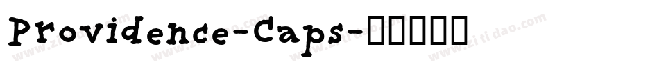 Providence-Caps字体转换