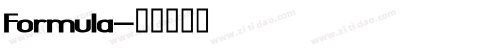 Formula字体转换
