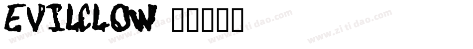 EVILCLOW字体转换