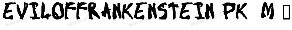 EvilOfFrankenstein-PK7m字体转换