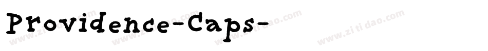 Providence-Caps字体转换