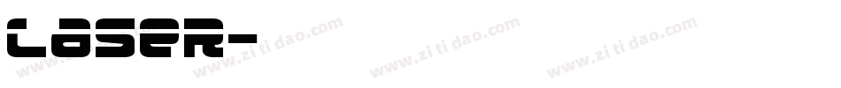 LASER字体转换