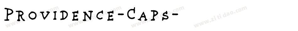 Providence-Caps字体转换