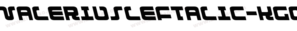 ValeriusLeftalic-KgmZ字体转换