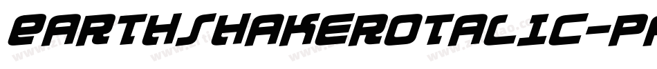 EarthshakeRotalic-Pa0P字体转换
