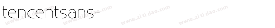 tencentsans字体转换