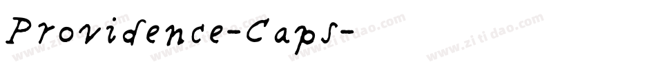 Providence-Caps字体转换