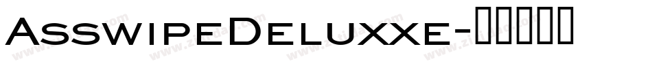 AsswipeDeluxxe字体转换