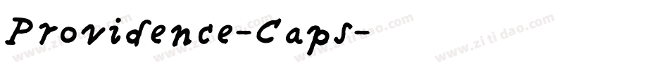 Providence-Caps字体转换