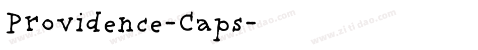 Providence-Caps字体转换