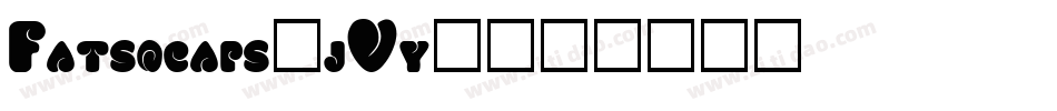 Fatsocaps-jVy0字体转换