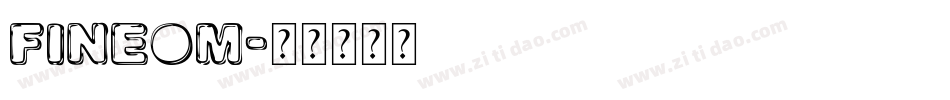 FINEOM字体转换