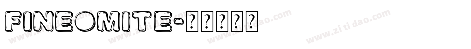 FineOMite字体转换