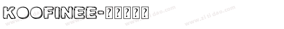 Koofinee字体转换
