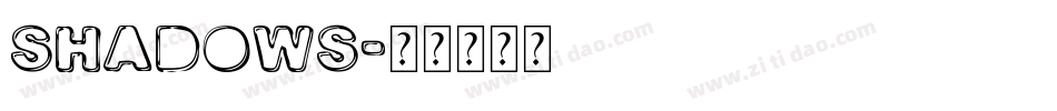Shadows字体转换