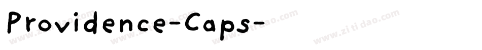 Providence-Caps字体转换