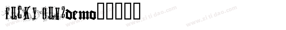 FuckYouv2字体转换