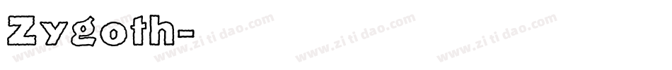 Zygoth字体转换
