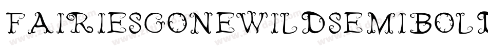FairiesGoneWildSemiBold-1LMM字体转换