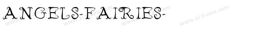 Angels-Fairies字体转换