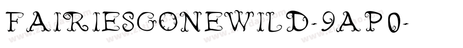 FairiesGoneWild-9aP0字体转换
