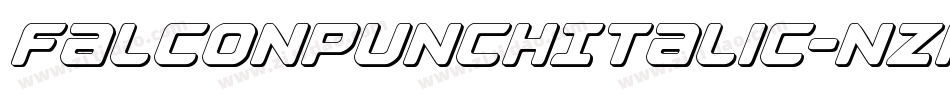 FalconPunchItalic-nzPJ字体转换