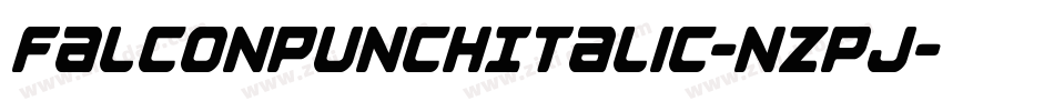 FalconPunchItalic-nzPJ字体转换