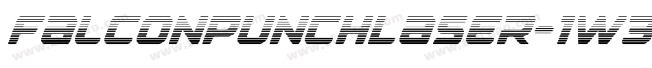 FalconPunchLaser-1W34字体转换