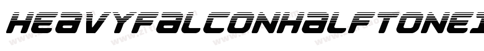 HeavyFalconHalftoneItalic-J7VM字体转换 HeavyFalconHalftoneItalic-J7VM字体转换