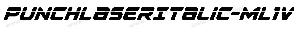 PunchLaserItalic-mL1Va字体转换