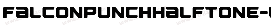 FalconPunchHalftone-lyme字体转换