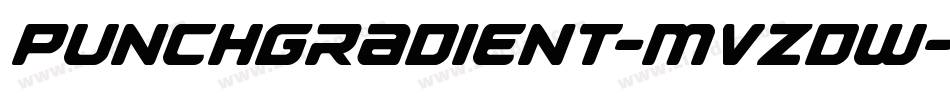 PunchGradient-MVZdw字体转换